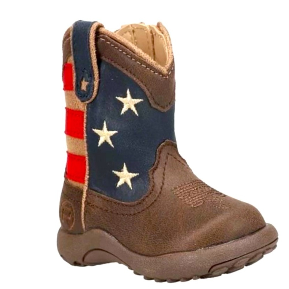Roper Infant Boots - American Patriot - Brown